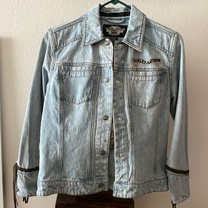 Harley Davison Jean Jacket.